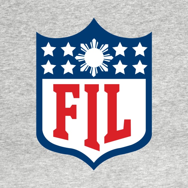 FIL Filipino NFL Crest Logo by AiReal Apparel by airealapparel